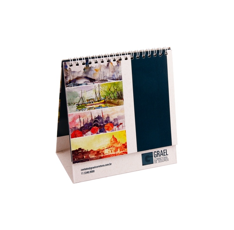 Calendários de Mesa ABCD - Cadernos Personalizados para Empresa em Sp