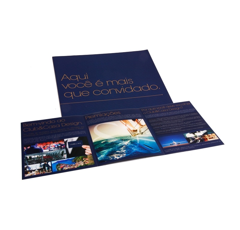 Folder para Ação Promocional Santo André - Folder para Divulgação da Empresa em Sp