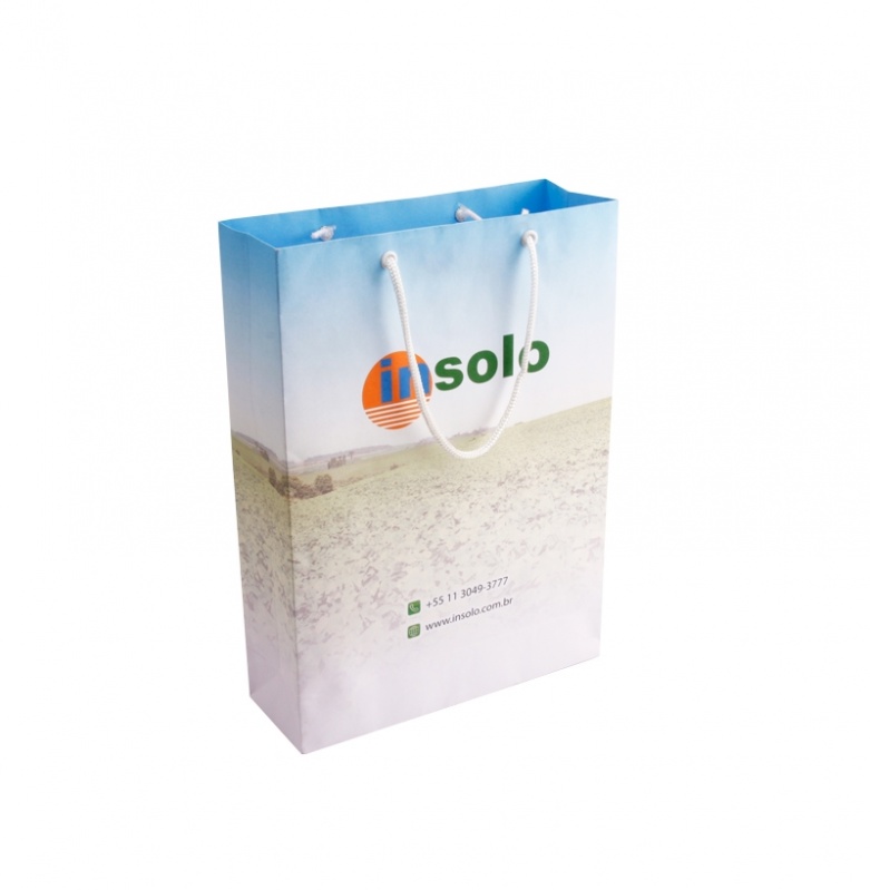 Sacola Personalizada para Feiras Promocionais Santo Amaro - Sacola Personalizada para Eventos Promocionais